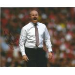 Sean Dyche Signed Burnley 8x10 football photo. Good Condition. All autographs are genuine hand