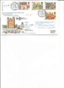 RAF Tornado flown official Forces FDC 1986 Medieval Life with BFPS2116 special postmark, Signed by