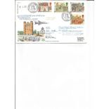 RAF Tornado flown official Forces FDC 1986 Medieval Life with BFPS2116 special postmark, Signed by