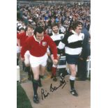 Phil Bennett Rugby Autographed 12 X 8 Photo, A Superb Image Depicting The British & Irish Lions