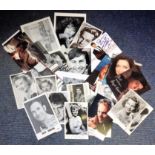 Film, TV and Radio Collection 32 assorted signed black and white colour photos signatures include