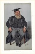 Teachers/Headmasters vanity fair print collection, 1893-1901, 2 prints St Pauls School and St Johns,