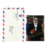 Guillermo Endara signed small colour photo, President of Panama from 1989 to 1994, Raised in a