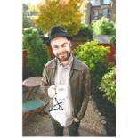 Nick Baines Kaiser Chiefs Signed 8x12 Photo. Good Condition. All autographs are genuine hand