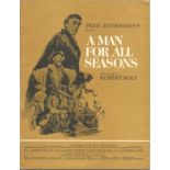 A Man for all Seasons UNSIGNED in house brochure for the Fred Zinneman film. Good Condition. We