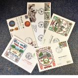 Sport FDC collection 6 items subjects include Arsenal remain top of Division 1, Evening Standard