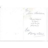 WW2 617 Sqn Nicky Ross signed Christmas card to 617 Sqn Dambuster Historian Jim Shortland. Good