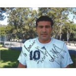 Tamer Hassan dedicated 10x8 signed colour portrait photo, Tamer Hassan, born 18 March 1968 is an