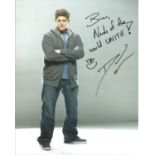 David Blue 10x8 signed colour photo dedicated to Brian, American actor, writer, producer and