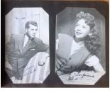 Movie Collection 22 superb vintage photos with PRINTED signatures featuring some legendary names