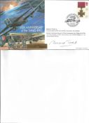 Richard Todd signed 60th ann Dambuster raid cover, flown by Tornado. Good Condition. All