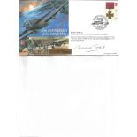 Richard Todd signed 60th ann Dambuster raid cover, flown by Tornado. Good Condition. All