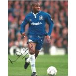 Michael Duberry Signed Chelsea 8x10 football photo. Good Condition. All autographs are genuine