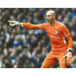 Willy Caballero Signed Chelsea 8x10 football photo. Good Condition. All autographs are genuine