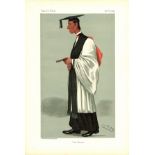 Teachers vanity fair print collection 1894-1902, 2 prints Marlborough College and The House,
