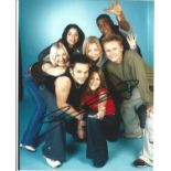 S Club 7 signed 10x8 colour photo, Signed by Brad and one other. Good Condition. All autographs