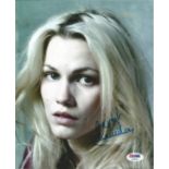 Margot Bancilhon signed 10x8 colour photo, Comes with a PSA/DNA certificate with a matched