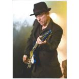 Stephen Dale Petit Singer/ Guitarist Signed 8x12 Photo. Good Condition. All autographs are genuine