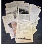 World War Two 617 Squadron Tirpitz collection includes ephemera, letters, archives and maps all