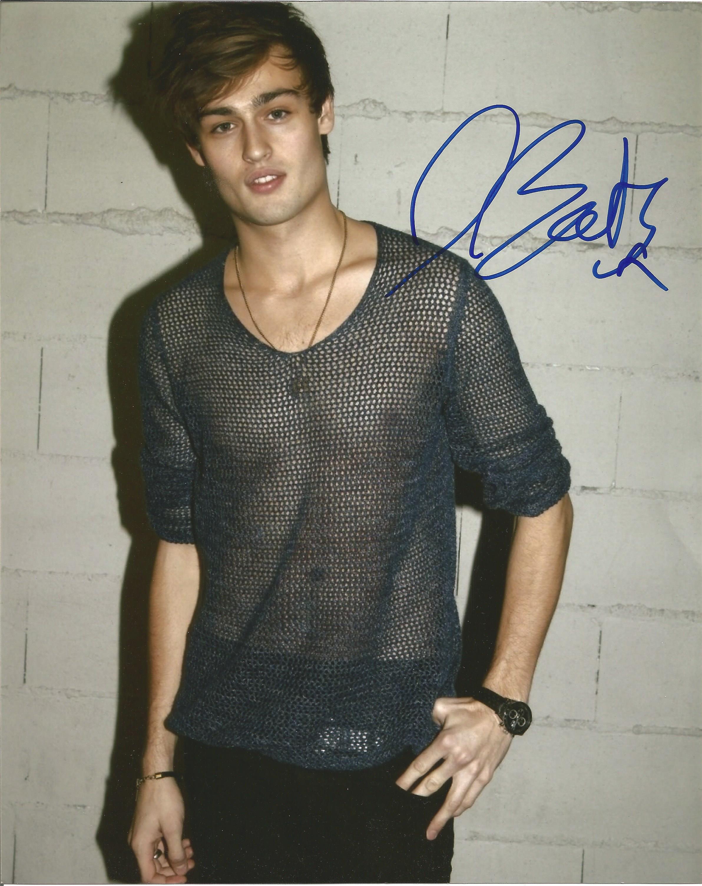 Douglas Booth signed 10x8 colour photo. Good Condition. All autographs are genuine hand signed and
