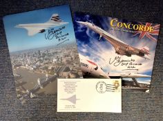 Concorde collection includes two fantastic 10x8 colour photos signed by Captain Mike Bannister and a