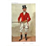 Alfred 30/6/1909, Subject Curnick, Vanity Fair print, These prints were issued by the Vanity Fair