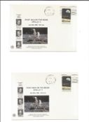 Apollo 11 first man on the moon collection, 2 covers. Good Condition. We combine postage on multiple