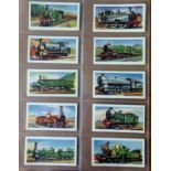 British Locomotives complete series of 25 Mills Cigarette cards featuring some iconic British