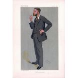 Newspapermen vanity fair print collection, 1892-1899, 2 prints The Daily News and The Saturday