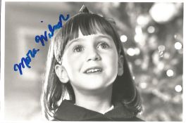 Mara Elizabeth Wilson signed 6 x 4 b/w photo from Mrs Doubtfire. Good Condition. All autographs