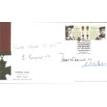 Victoria Cross 1856 2006 signed FDC date stamp 21st September Portsmouth, Signed by Keith Payne