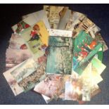 Vintage Oakwood Christmas card collection over 30 superb mint condition cards housed in a Oakwood