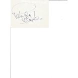 Petula Clark signed 6x4 white card, British singer, actress and composer whose career spans eight