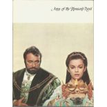 Anne of the Thousand Days UNSIGNED in house brochure of the Hal B Wallis production. Good Condition.