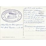 Zeppelin LZ127 crew member Albert Thasler signed on back of Zeppelin postcard, he has added all