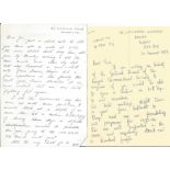 WW2 617 Sqn collection of hand written and typed letters from Dambuster, Tirpitz Raider from 617 sqn