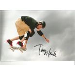 Extreme Sports Tony Hawkes 10 x 8 inch signed colour photo. Good Condition. All autographs are