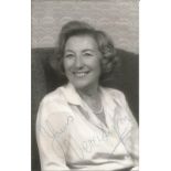 Dame Vera Lynn signed 6 x 4 inch b/w portrait photo. Good Condition. All autographs are genuine hand