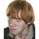 Rupert Grint Harry Potter signed 10 x 8 inch colour portrait photo. Good Condition. All autographs