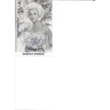Barbara Windsor signed 6x4 black and white photo. Slightly smudged signature. Dedicated. TV Film