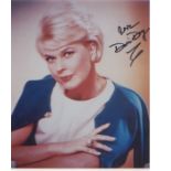 Doris Day signed 10 x 8 inch photo. Good Condition. All autographs are genuine hand signed and