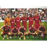 Liverpool 2007 Team 8x12 Photo Fully Signed By 11 Inc. Craig Bellamy, Xabi Alonso, Peter Crouch,