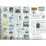 25 years of Philatelic covers for Service Charities large cover. Signed by Rt Hon Douglas Hurd, Rt