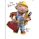 Keith Chapman signed 10x8 colour photo of Bob the Builder. TV Film autograph. Good Condition. All