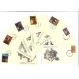 British commonwealth FDC collection. 20 included. Postmarks range between 1978-1980. Promoted by