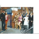 Peter Cleall and David Barry Please Sir Fenn Street Gang signed genuine 10x8 colour photo. Good
