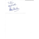 Bryan Forbes signed 6x4 white card. 22 July 1926 - 8 May 2013) was an English film director,