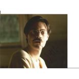 Jack Huston signed 10x8 colour photo. English actor. He appeared as Richard Harrow in the HBO