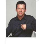 Sean Hayes signed 10x8 colour photo. Good Condition. All autographs are genuine hand signed and come