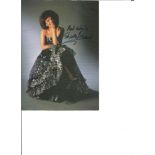 Shirley Bassey Singer Signed 8x6 Photo. Good Condition. All autographs are genuine hand signed and